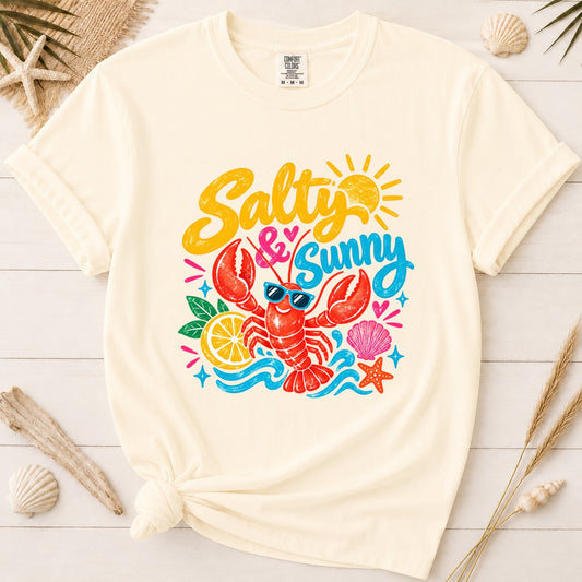 Salty & Sunny Lobster Graphic Tee