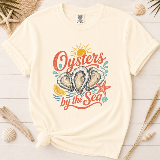 Oysters by the Sea Graphic Tee