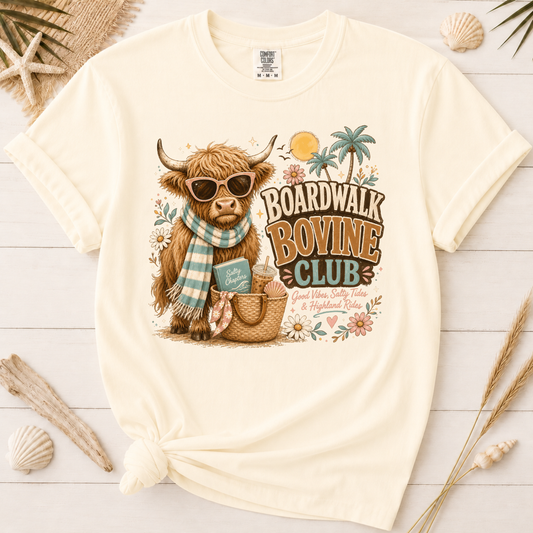 Boardwalk Bovine Club Graphic Tee