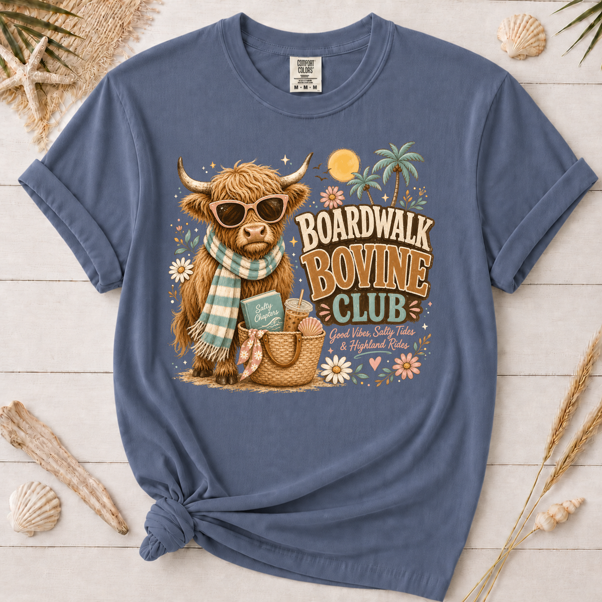 Boardwalk Bovine Club Graphic Tee