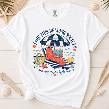 Low Tide Reading Society Graphic Tee for Book Lovers
