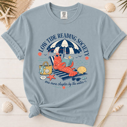 Low Tide Reading Society Graphic Tee for Book Lovers